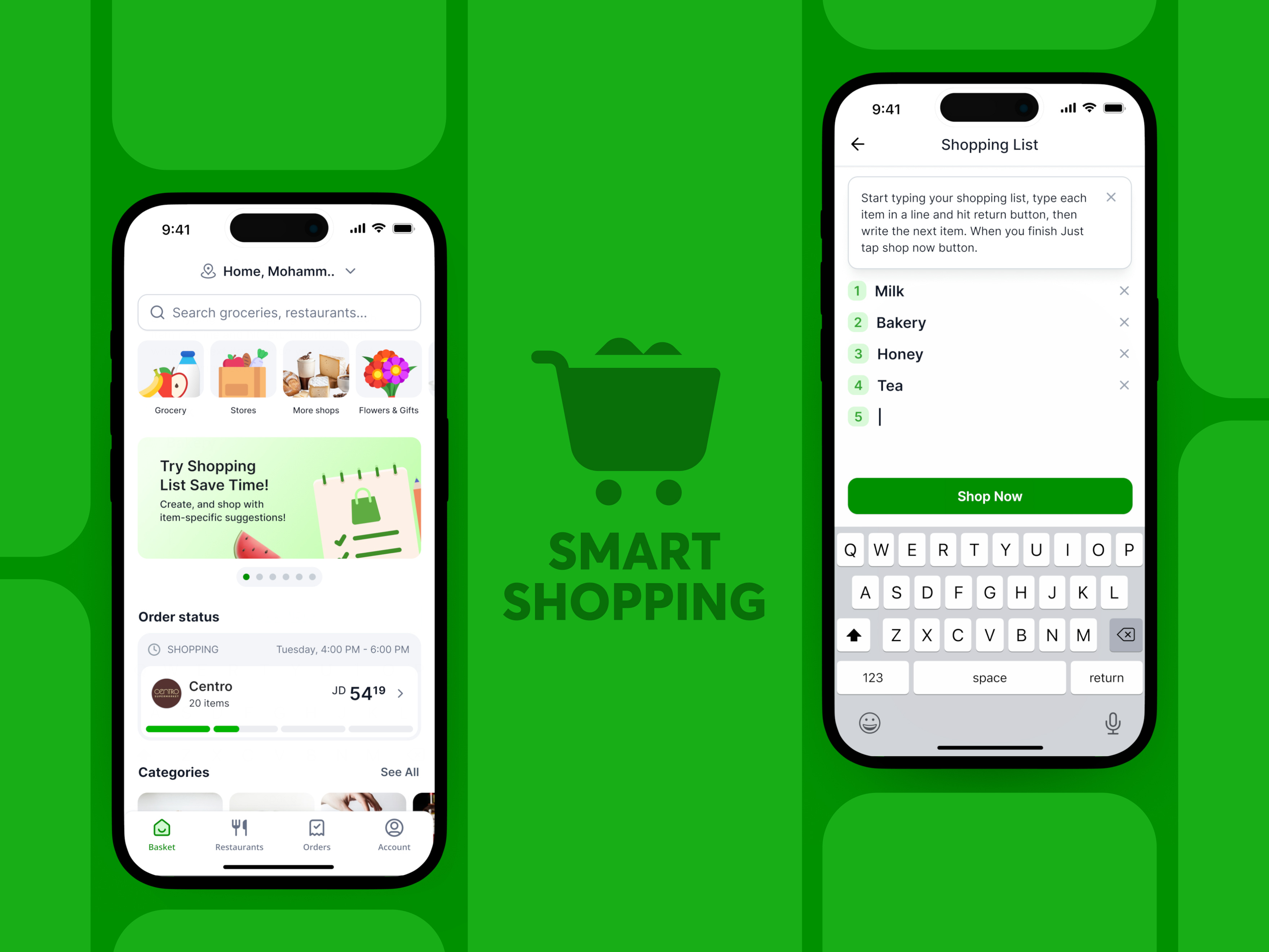 Smart Shopping ai shopping app cart design express flowers ios shopping smart stores ui ux