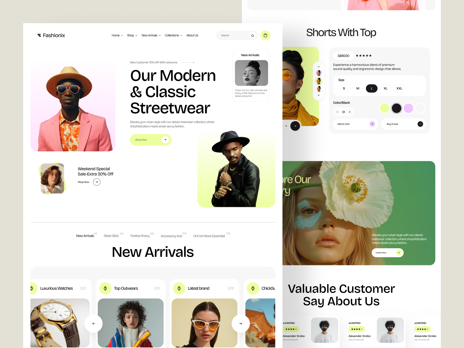 Example of Building Or Re Design Ecommerce Website