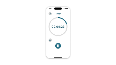 Daily UI #14- Countdown Timer app design daily ui mobile app timer ui