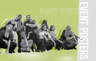 DANCE STUDIO AD POSTERS DESIGN adobe illustrator branding dance design event design graphic design posterdesign visual design