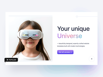 Explore Your Unique Universe branding design experience illustration interaction kids ui universe ux virtual reality vr