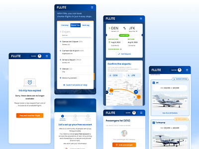 Private Aviation Booking Platform aircraft animation app aviation booking data design flow illustration interaction interface loader mobile mobile app motion graphics product design travel ui ux ux metrics