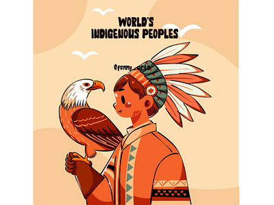 Indigenous Peoples' Day Illustration american awareness background celebration commeoration culture day elements event heritage history holiday indian indigenous native people protection symbol tradition traditional