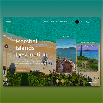 Marshall Islands Web Design 3d animation app appdesign branding design graphic design illustration landing page logo motion graphics ui uidesign ux uxdesign web web design website website design