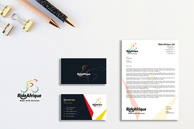 Business Card and Letterhead Design notepad