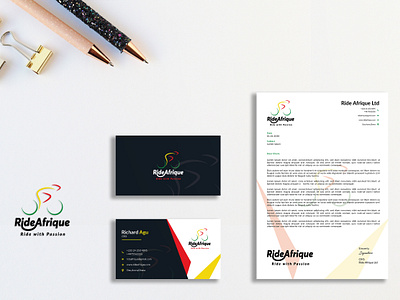 Business Card and Letterhead Design notepad