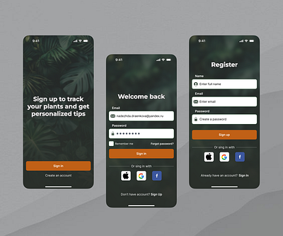 DAILY UI #001 - SING UP app app concept app ui dailyui design figma illustration ios ios app ios interface ios ui iphone app minimal ui mobile mobile app mobile ux sign up ui ui design user interface