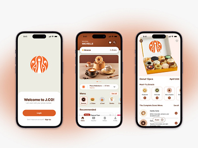 J.CO - UI/UX Case Study | Mobile App Improvement app improvement case study design design improvement donut donut app figma jco maze mobile app mobile app design ui uiux uiux design user experience user interface ux