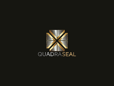 QuadraSeal-Logo 3d ai app art branding design discount logo pricing discount logos for sale discount pricing graphic design icon illustration logo logos minimal minimalist typography ui vector