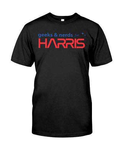 Geeks & Nerd for Harris Shirt and Yard Sign animation branding graphic design motion graphics politics