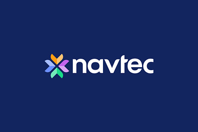 Visual Identity Concept 'Navtec' basic bright concept custom font design icon minimal mockups modern not real tech