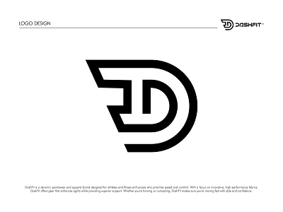 DashFit sports clothing brand logo design, Unused logo brand identity branding clothing brand d logo identity lettermark logo logo design logodesigner logos logotype monogram sport logo sports sports apparel logo design sports clothing brand logo sports logo sportswear brand logo symbol visual identity