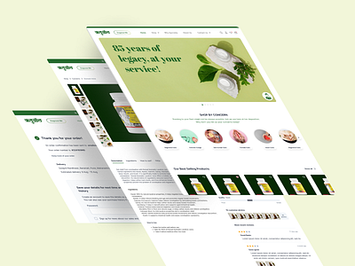 Rutuall Ayurveda : UI/UX Case Study of an e-Pharmacy e commerce landing page ui user persona ux website design wireframe.