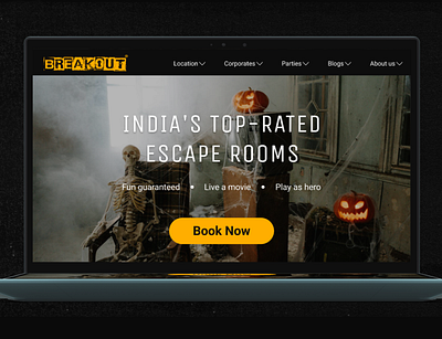 Breakout Escape room | web-design branding design graphic design layouts logo ui userexperience ux webdesign