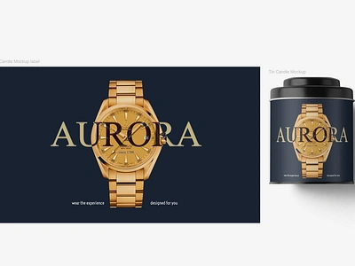 Aurora Timepiece | Luxury Watch Package branding figma logo luxury premium product design watch