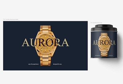 Aurora Timepiece | Luxury Watch Package branding figma logo luxury premium product design watch