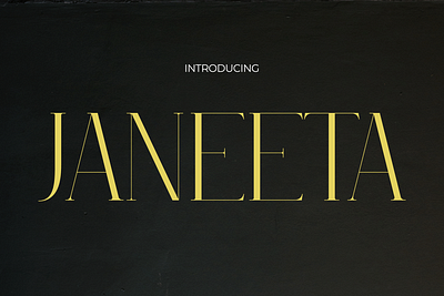 JANEETA – Unveiling Timeless Elegance with a Retro Flair design elegance gaming font retro font thumbnail font