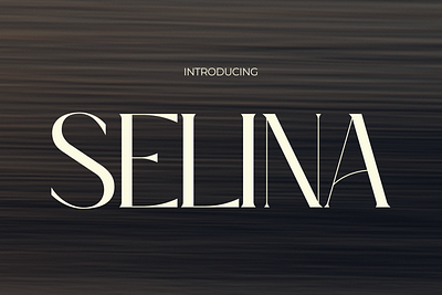 SELINA – Embracing Elegance with a Girly Twist cute font girly font thumbnail font