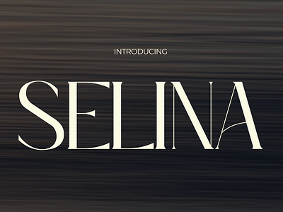 SELINA – Embracing Elegance with a Girly Twist cute font girly font thumbnail font