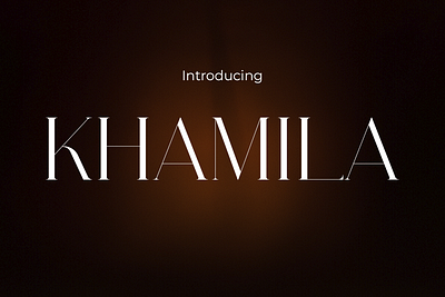 Khamila – Striding with Elegance and Fashion cute font fashion font girly font thumbnail font