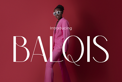 Balqis – The Elegance of Elegant and Modern Typography cute font display font fashion font girly font