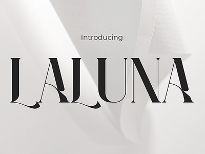 Laluna – Elegant and Fashionable Typography cute font girly font thumbnail font