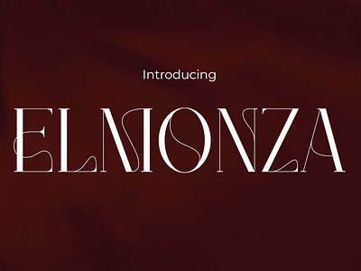 Elmonza – Elegant, Fashionably Modern, and Feminine Font cute font girly font handwriting font thumbnail font