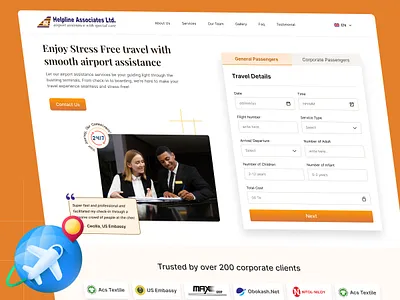 Helpline Associates Ltd Landing Page airport assistance app airport assistance landing page airport landing page airport landing ux airport ux airport ux case study airportassistance animation app app design branding design home page design ui uiux ux ux case study ux design ux landing page