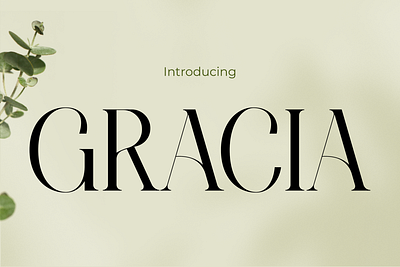 Gracia Font – Elegant Feminine and Fashionable Touch cute font display font fashion font girly font