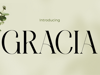 Gracia Font – Elegant Feminine and Fashionable Touch cute font display font fashion font girly font