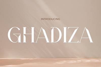 GHADIZA Font – Timeless Elegance for Cosmetics Branding cute font display font fashion font girly font