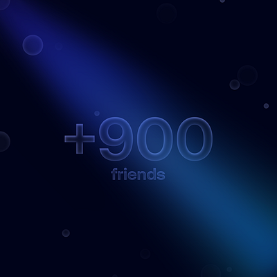 +900 friends on X branding design illustration ui underwater x