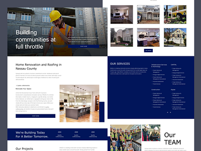 Construction Website Homepage wpml