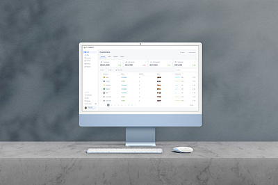 Dashboard – Customer Management Simplified customermanagment dashboard desktopdesign ui userinterface ux