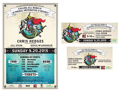 Poster & Banners / Chris Hedges event banner design event event promotion graphic design illustration poster typography