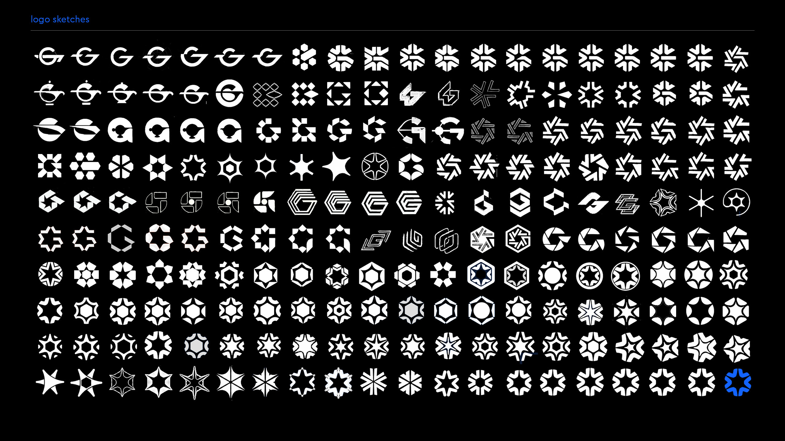 genie.xyz sketches brand branding clean create creative design grid icon identity lettering logo minimal process rebranding redesign sketch sketches symbols type typography