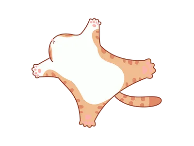 Chill Cat Mode - Showing the Tummy adorable animal cat cat belly cat lover cat tummy chill cat cute design drawing funny illustration kitten lazy cat memes orange cat sleeping cat special street cat tabby cat