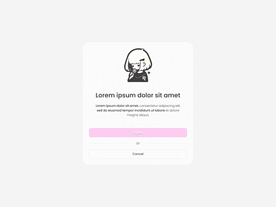 Hype4 UI #5 anime card daily ui modal modern pink popup ui