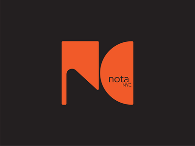 Nota NYC - Logo Design abstract logo brand brand designer brand identity brand identity design branding brandmark graphic design icon icon design icons logo logo design logo designer logomark logotype minimal logo minimalist logo personal branding product design