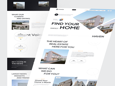 Real Estate Agency Landing Page agency apartment architecture broker landing page listing property real estate real estate agency realtor residence web design website design