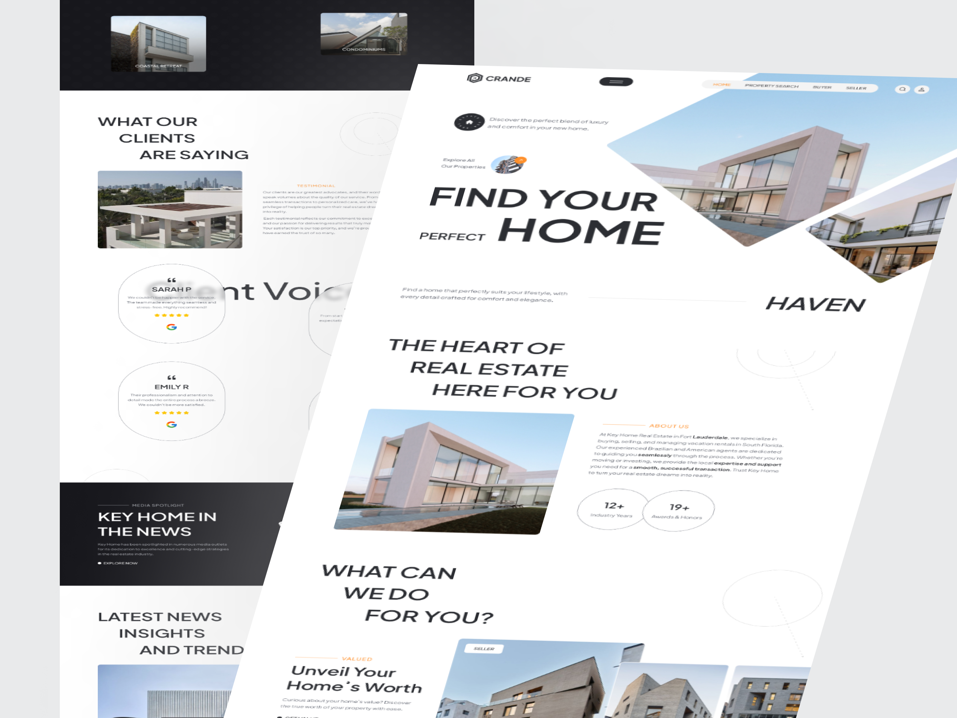Example of Real Estate Landing Page
