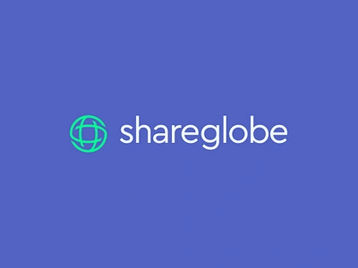 shareglobe brand branding clean design global globe grid identity lettering logo logotype minimal rebranding share sharing simple type typography world worldwide