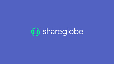 shareglobe brand branding clean design global globe grid identity lettering logo logotype minimal rebranding share sharing simple type typography world worldwide