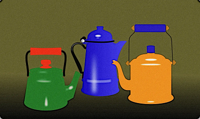 primary pots doodle illustration kettles noise pots primary shunte88 vector