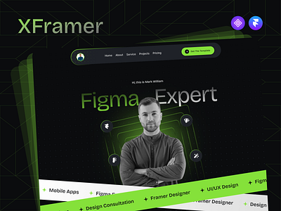 XFramer - Framer Designer Portfolio Template framer framer community framer components framer designer framer marketplace framer no code builder framer portfolio framer portfolio template framer template framer templates framer website framer website builder portfolio website web design portfolio