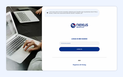 Nexus sign in page