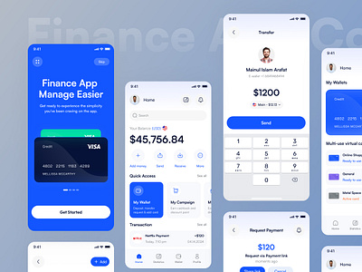 Finance App Ui Concept app banking defi digital banking digital payment digital wallet e wallet finance app finance management fintech minimal design mobile app mobile banking online payment payment payment app ui ux visual interface wallet app