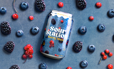 Sour Station | Soda can packaging design branding can design mockup packaging design soda can soda can design