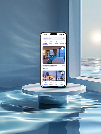 Booking App - Reserving Your Perfect Stay✈️ booking hotel mobileapp reserving ui ux visualdesign