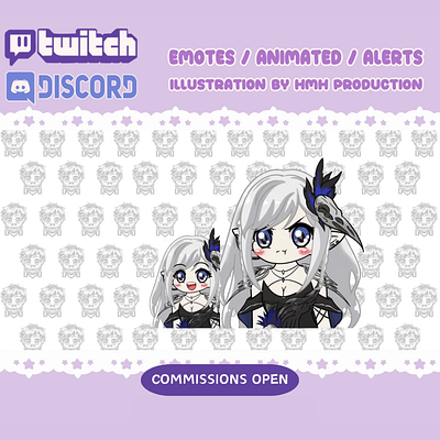 cute emotes animated arrive and leave animation arrive chat commissions custom emote cute cute emotes discord emoji fiverr free gif irl league of legends leave stickers twitch vtuber wow ych emotes